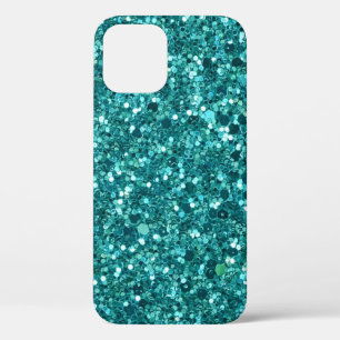 Case-Mate iPhone Case Boule Turquoise, étincelle et parties scintillant