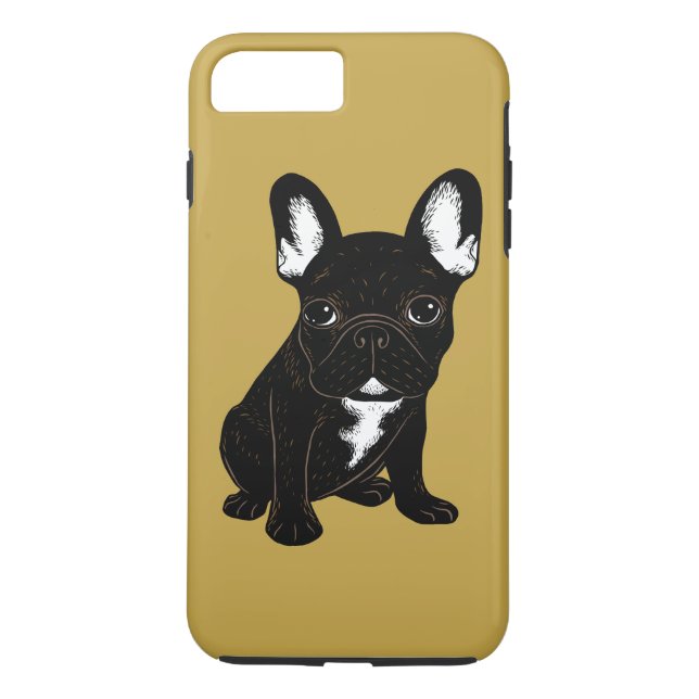 Coques Case-Mate iPhone Bouledogue français Brindle (Dos)