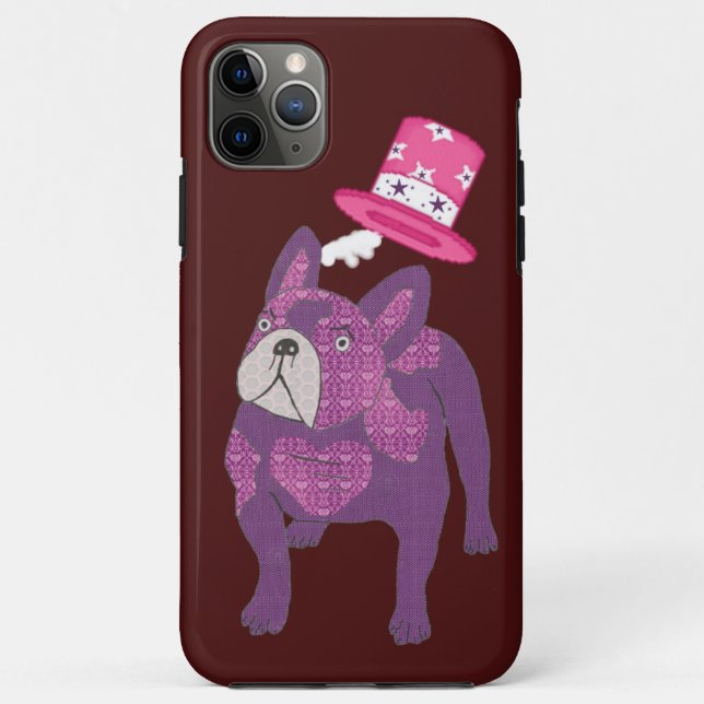 Coques Case-Mate iPhone Bouledogue français Case Mate IPhone 12 Pro Max (Dos)