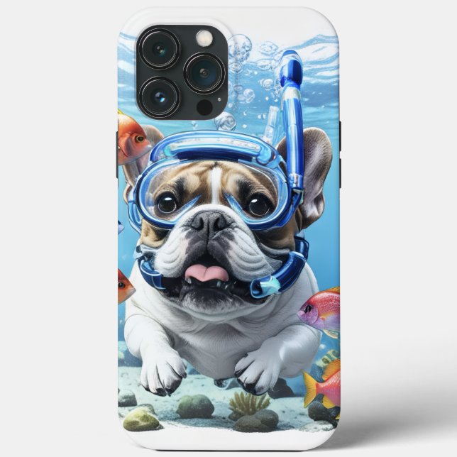 Coques Case-Mate iPhone Bouledogue français en vacances Bouledogue Françai (Verso)