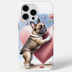 Coque iPhone 15 Pro Max Bouledogue français maladie de Hirschsprung French