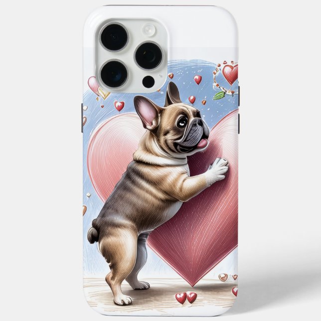 Coques Case-Mate iPhone Bouledogue français maladie de Hirschsprung French (Verso)