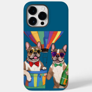 Coque Pour Pour iPhone 14 Pro Max Bouledogues français Nouvel An Bouledogue Français