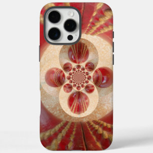iPhone 16 Pro Max Case Boules de cricket rouge Art Abstrait Design d'impr