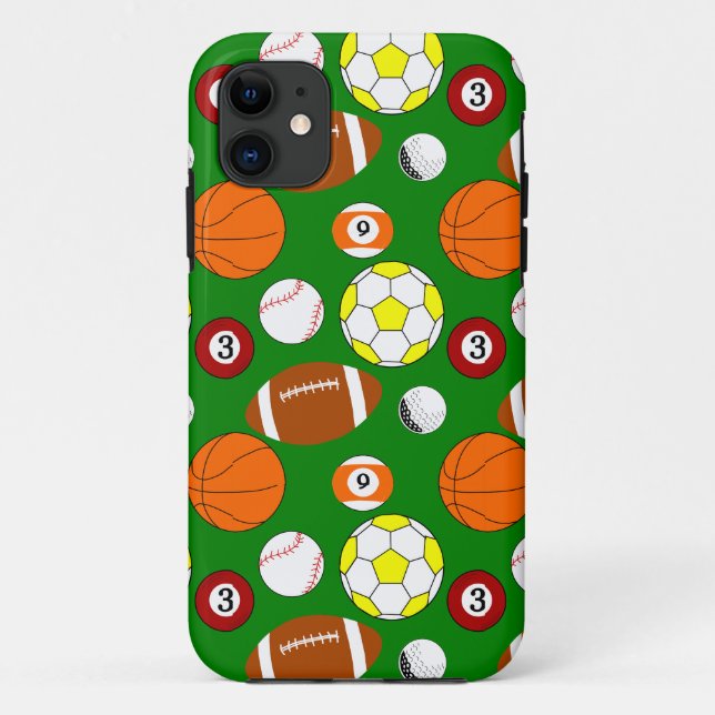 Coques Case-Mate iPhone Boules de sport (Dos)