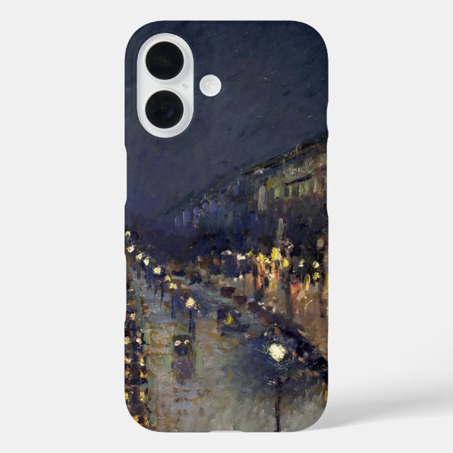 Coques Case-Mate iPhone Boulevard Camille Pissarro Montmartre en soirée (Verso)