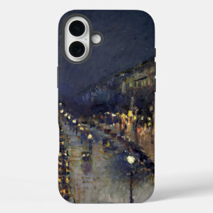 Coques iPhone 16 Plus Boulevard Camille Pissarro Montmartre en soirée
