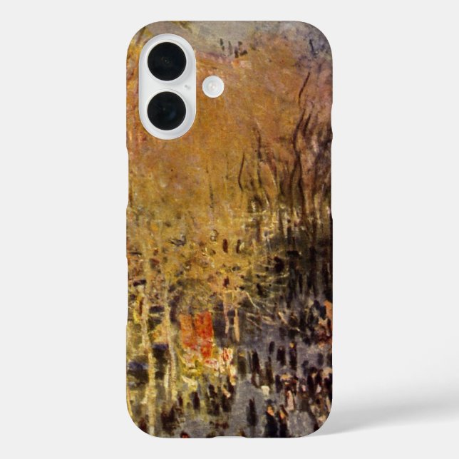 Coques Case-Mate iPhone Boulevard des Capucines par Claude Monet, Art nouv (Verso)