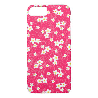 Case-Mate iPhone Case bouquet de fleurs de plumeria sur arrière - plan r