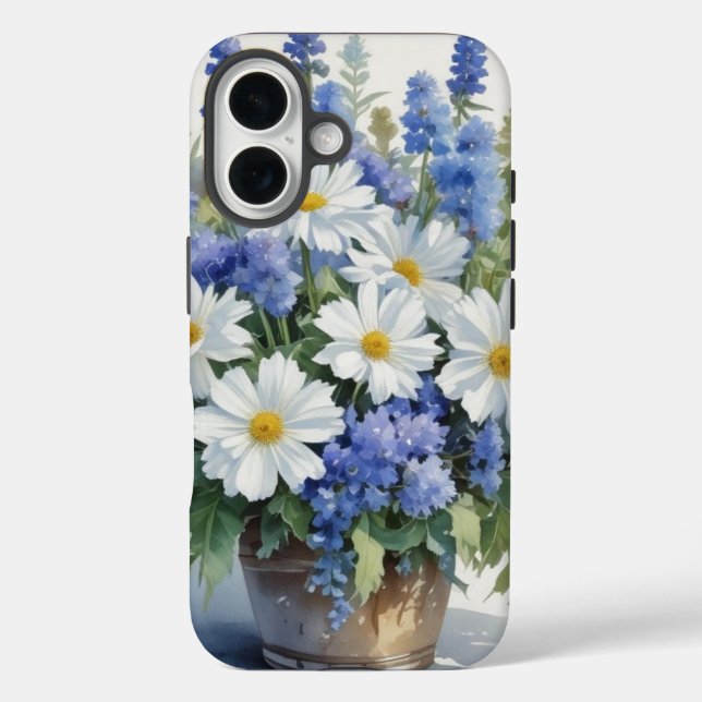 Coques Case-Mate iPhone Bouquet de fleurs Elégante aquarelle (Verso)