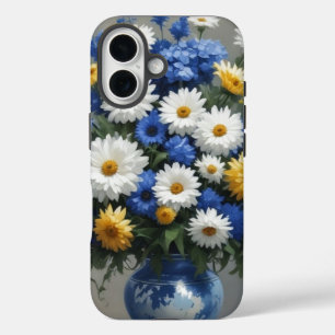 Coque Pour iPhone 16 Bouquet de fleurs Elégante aquarelle