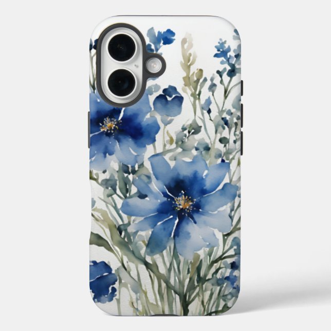 Coques Case-Mate iPhone Bouquet de fleurs Elégante aquarelle (Verso)