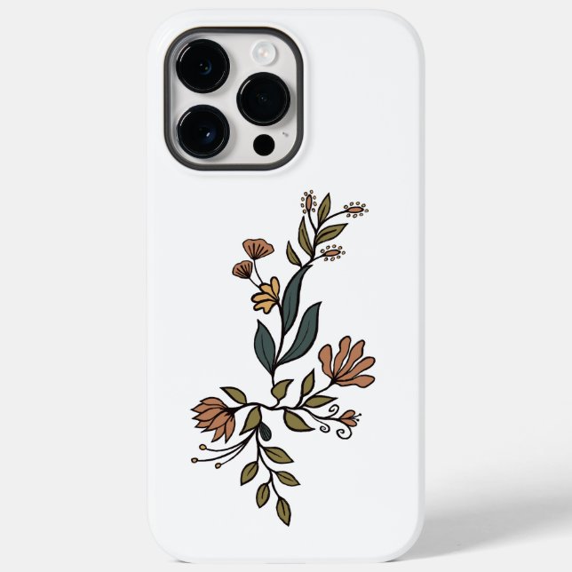 Coques Case-Mate iPhone Bouquet de fleurs et de Feuilles (Verso)