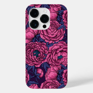 Coque Pour iPhone 14 Pro Bouquet de galets roses