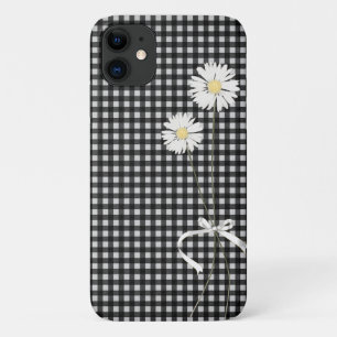 Case-Mate iPhone Case bouquet de marguerite sur en vichy