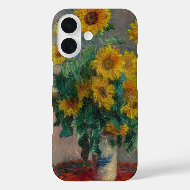 Coques Case-Mate iPhone Bouquet de tournesols | Claude Monet (Verso)