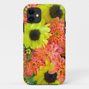 Etui iPhone Case-Mate Bouquet floral de tournesols et dahlias colorés