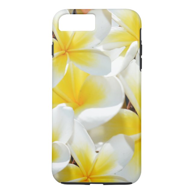Coques Case-Mate iPhone Bouquet Frangipani jaune, (Dos)