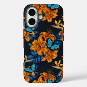 Coque Pour iPhone 16 Bouquet tropical