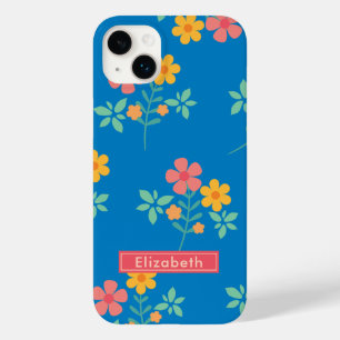 Coque Pour iPhone 14 Plus Bouquet Vintage Blue Daisy