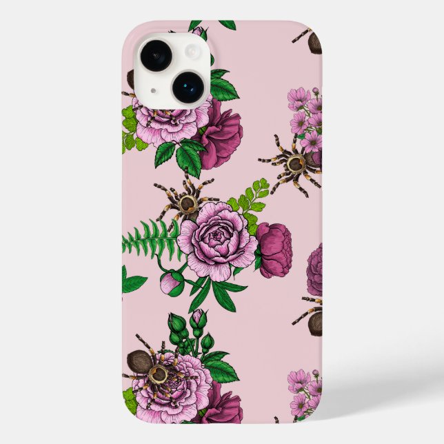 Coques Case-Mate iPhone Bouquets et tarantula (Verso)