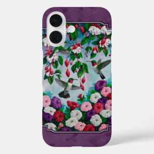 Coque Pour iPhone 16 Bourdon et Flower