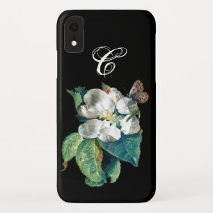 Case-Mate iPhone CASE BOUTEILLE SUR LA FLEURS BLANCHES, MONOGRAMME FLORA