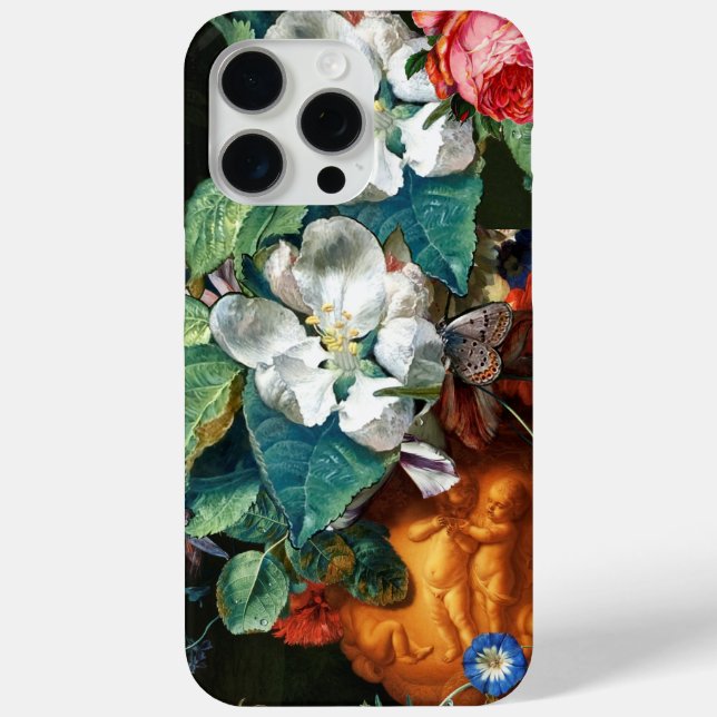 Coques Case-Mate iPhone BOUTEILLER SUR FLEURS BLANCHES Floral (Verso)