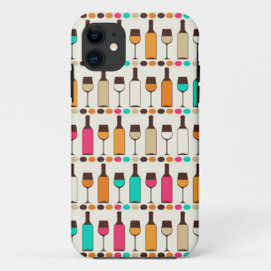 Etui iPhone Case-Mate Bouteilles et verres rétro