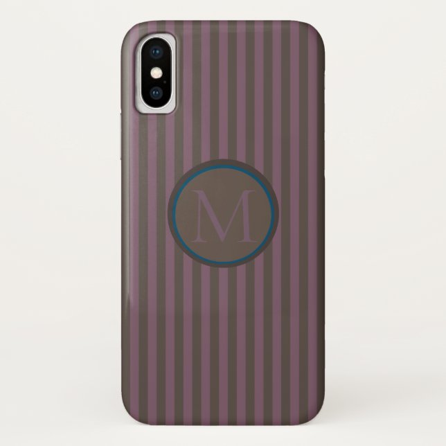Coques Case-Mate iPhone Boutique Stripes (Marque Options) MONOGRAM - (Dos)