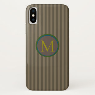 Coques Pour iPhone Boutique Stripes (Marque Options) MONOGRAM -