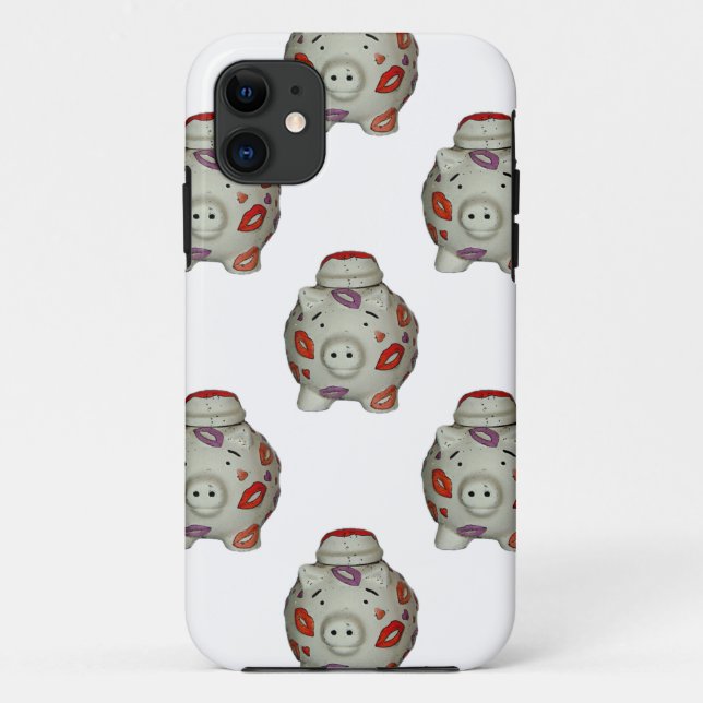Coques Case-Mate iPhone Bouton à lèvres adorable (Dos)