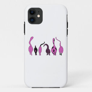 Case-Mate iPhone Case Boutons de chat violet