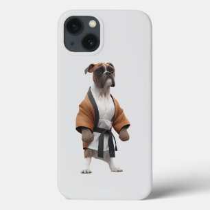Case-Mate iPhone Case Boxer Dog Jouer Karate, Karate Champion Boxer Dog
