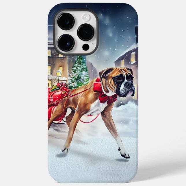 Coques Case-Mate iPhone Boxeur Saison des Fêtes de Noël (Verso)