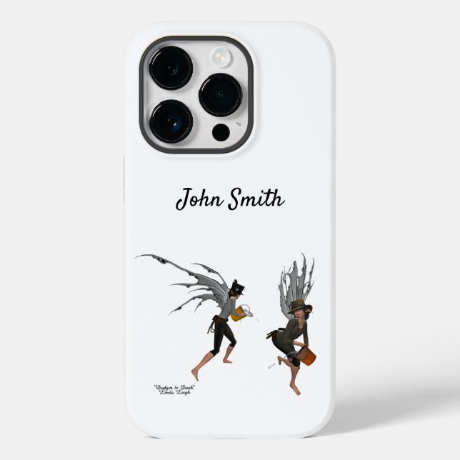 Coques Case-Mate iPhone Boy Rain Féeries jumeaux (Verso)