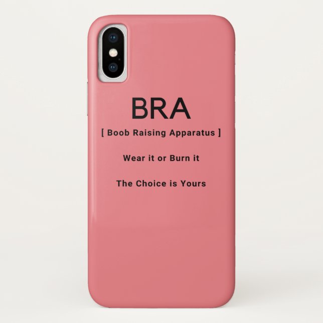 Coques Case-Mate iPhone Bra Funny Définition (Dos)