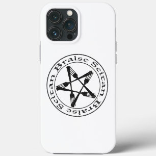 Case-Mate iPhone Case Braise Seitan Vegan Pentagram (version sombre)