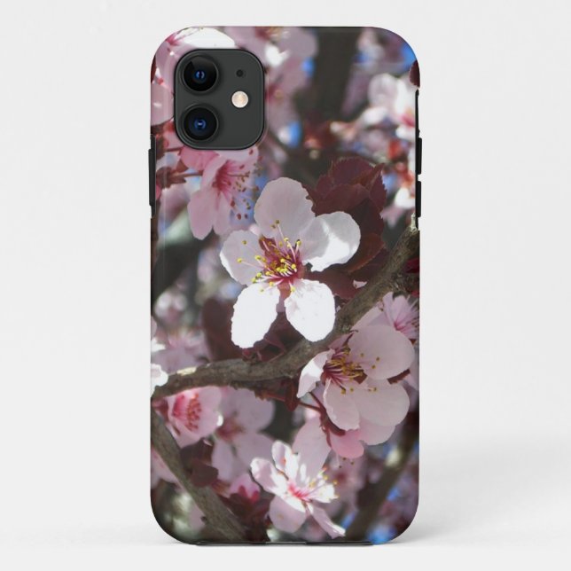 Coques Case-Mate iPhone Branche de fleurs roses Printemps Floral (Dos)