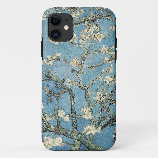 Coques Case-Mate iPhone Branches d'amande de Vincent van Gogh | en fleur, (Dos)