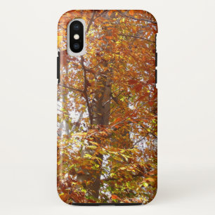 Case-Mate iPhone Case Branches de feuilles orange Automne Nature