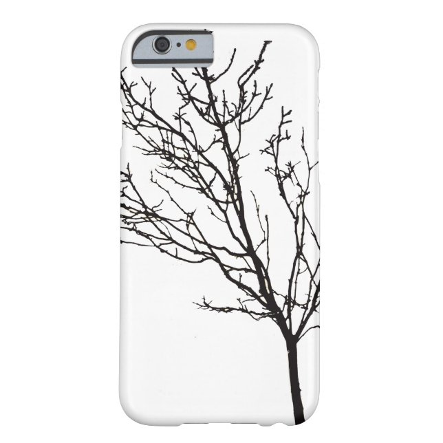Coques Case-Mate iPhone Branches de l'arbre noir Ciel blanc (Dos)