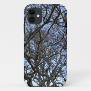 Coque iPhone 11 Branches de Magnolia d'hiver au début du printemps