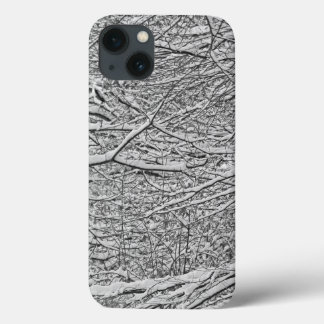 iPhone 13 Case Branches de neige