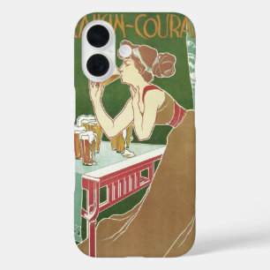Coques iPhone 16 Brasserie Fraikin-Courard Vintage Art Nouveau Bièr