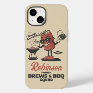 Coque Pour iPhone 14 Brasseries Et BBQ Squad Amusant Barbeque Famille P