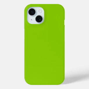 Coque Pour iPhone 15 Brat vert uni