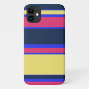 Case-Mate iPhone Case Brayures rose, jaune et bleue