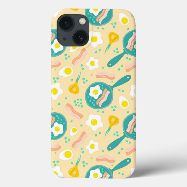 Coques Case-Mate iPhone Breakfast Pattern (Verso)