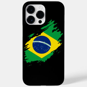Coque Pour Pour iPhone 14 Pro Max Brésil déchiré Drapeau National Pride Sports